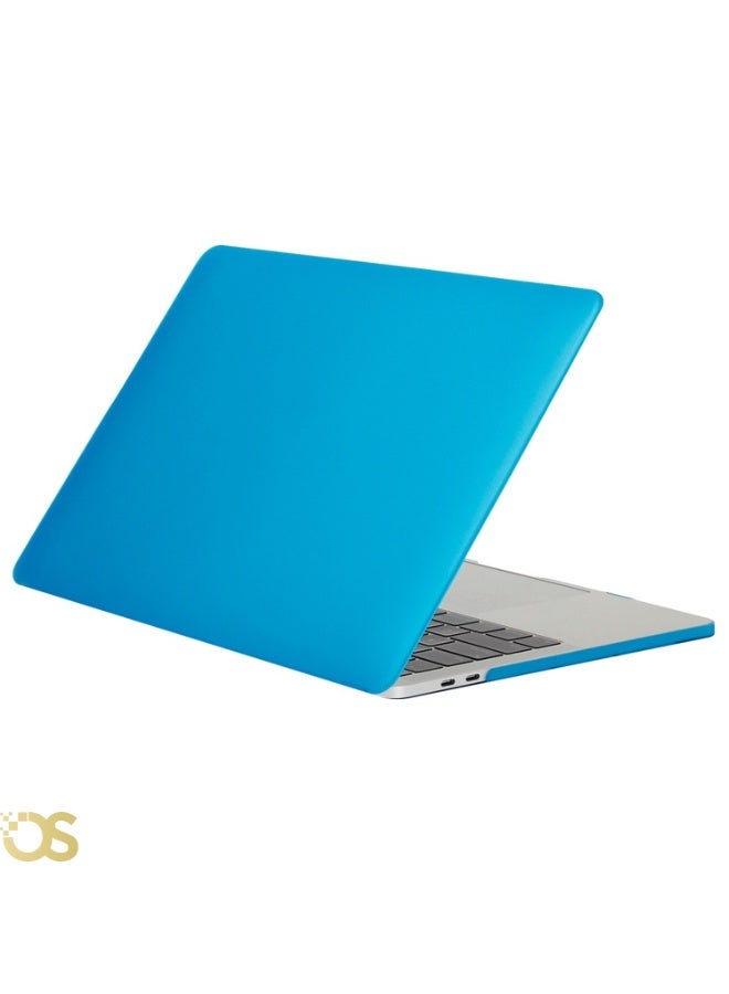 OS Hard Shell Protective Case for MacBook Air 13.3-inch — Transparent Blue (Crystal Blue) — Compatible with A1932, A2179 & A2337 Models - Image 2