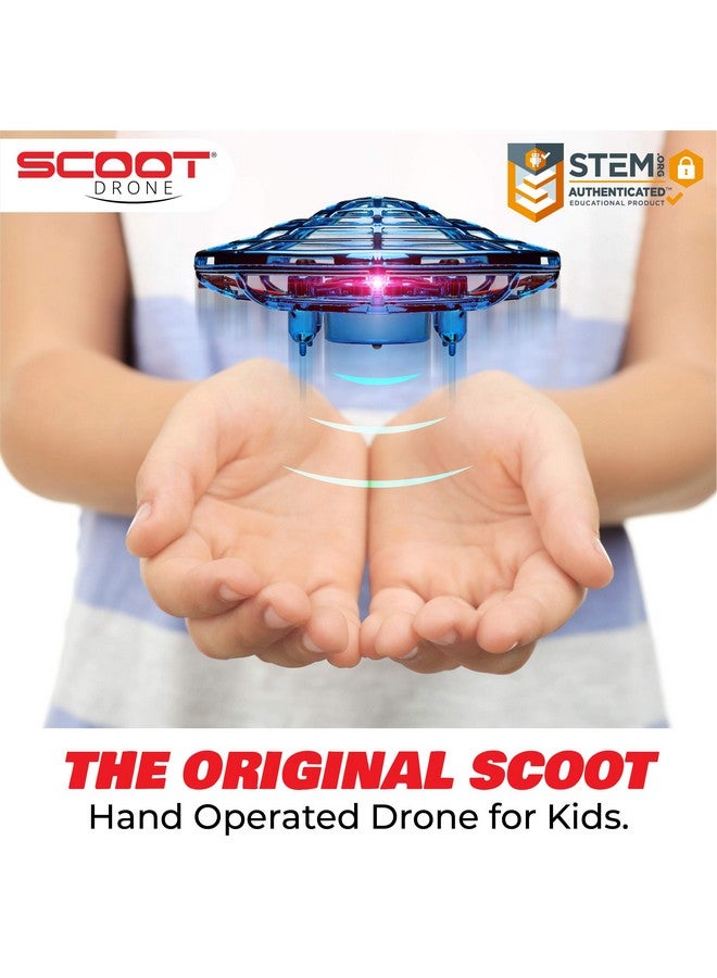 فوريس1 طائرة بدون طيار Force1 Scoot XL تعمل يدويًا للأطفال أو البالغين - طائرة بدون طيار صغيرة تعمل بمستشعر الحركة، لعبة طائرة بدون طيار صغيرة سهلة الاستخدام في الأماكن المغلقة للأولاد والبنات (أسود) - Image 2