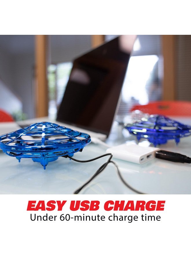 فوريس1 طائرة بدون طيار Force1 Scoot XL تعمل يدويًا للأطفال أو البالغين - طائرة بدون طيار صغيرة تعمل بمستشعر الحركة، لعبة طائرة بدون طيار صغيرة سهلة الاستخدام في الأماكن المغلقة للأولاد والبنات (أسود) - Image 4