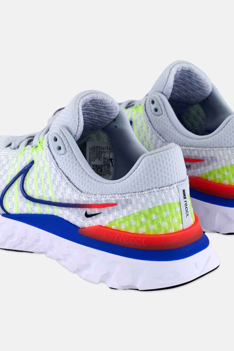Nike Men React Infinity Lace Up Running Shoes, Grey - Image 2