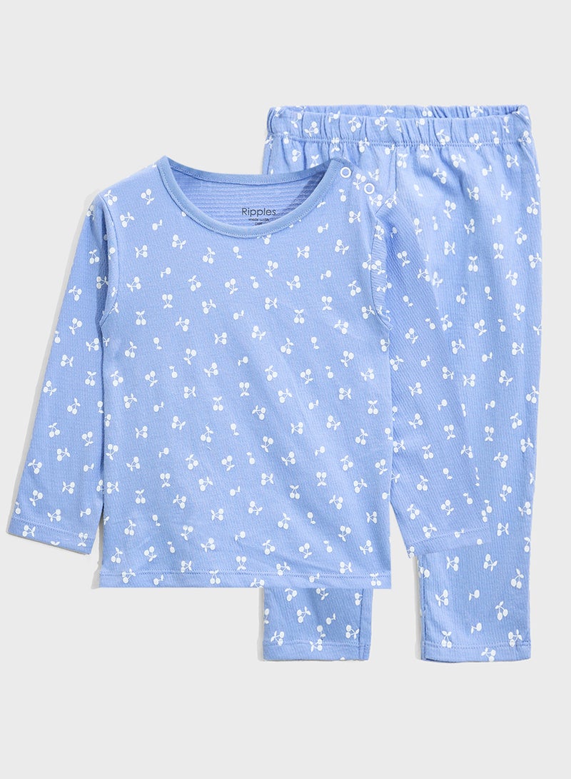 ريبلز مع نمشي طقم بيجامة للبنات - Image 1