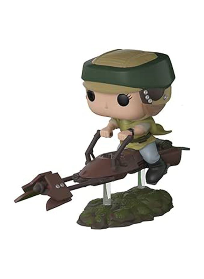 Funko Funko Pop Deluxe: Leia On Speeder Bike Collectible Vinyl Figure (Styles May Vary) (Princess Leia / Luke Skywalker) 