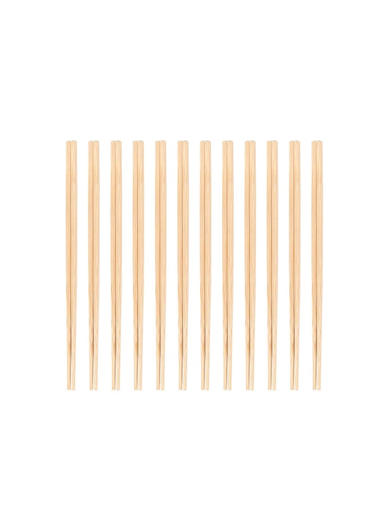 GGOOT 20 Pairs 32cm Extra Long Natural Wooden Noodles Kitchen Cooking Frying Chopsticks Hot Pot Chopsticks Chinese Style Chopsticks - Image 1