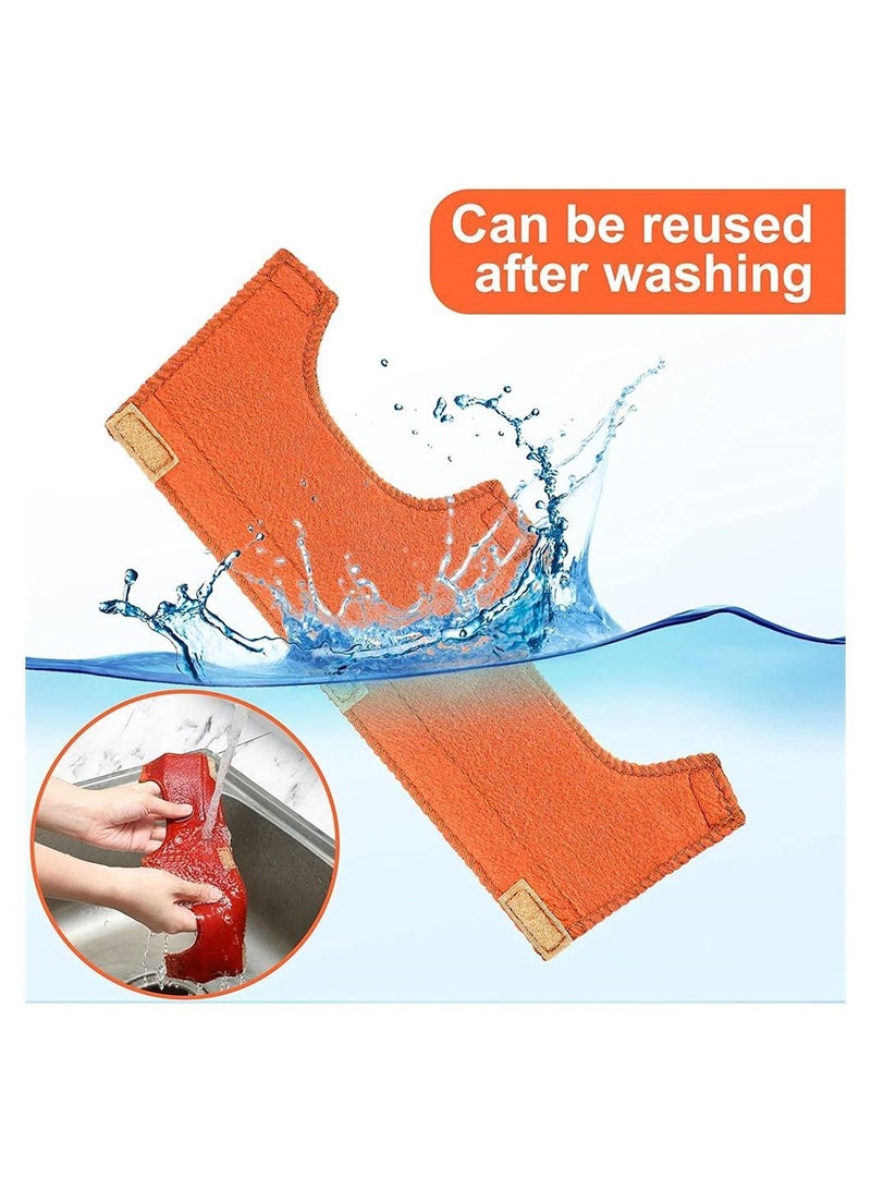 Hard Hat Sweatband, Liners Helmet Welding Antiperspirant Belt Washable Cotton Sweatband Air Cushion Comforter Pad Safety Snap Accessories (6Pcs) - Image 4