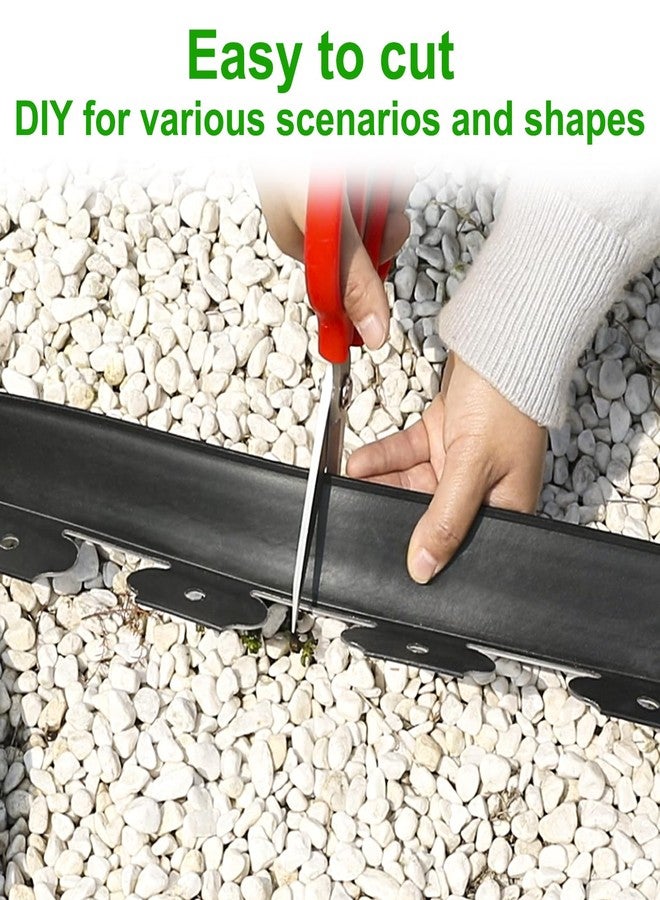 JERIA No Dig Landscape Edging Kit,Garden Edging Border (Black, 33ft) - Image 3