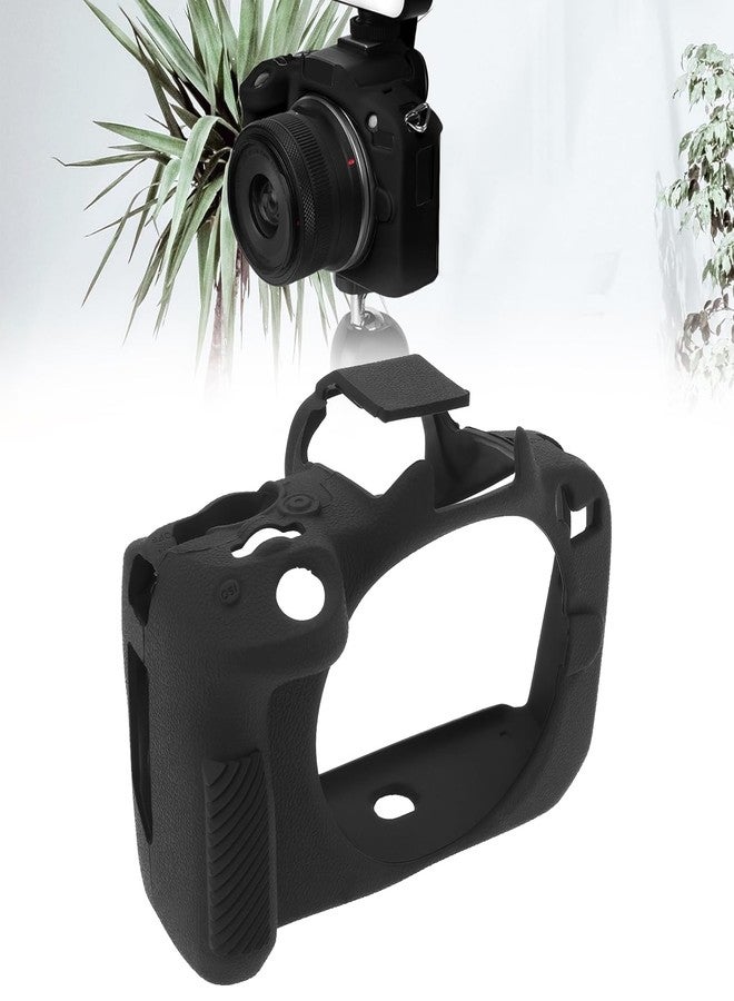 ECSiNG Digital Camera Protective Case Scratch Resistant Soft Silicone Shell Protective Case Compatible with Canon EOS R50 EOSR50 Camera, Black - Image 4