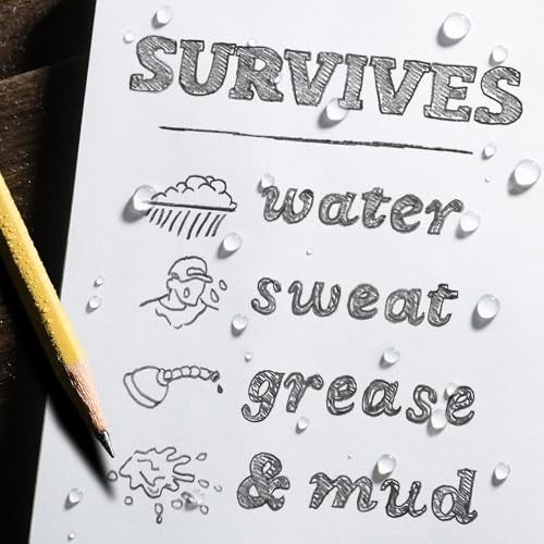 Rite in the Rain Weatherproof Side Spiral Notebook, 8.5" x 11", Yellow Cover, Universal Page Pattern (No. 373-MX) - Image 3