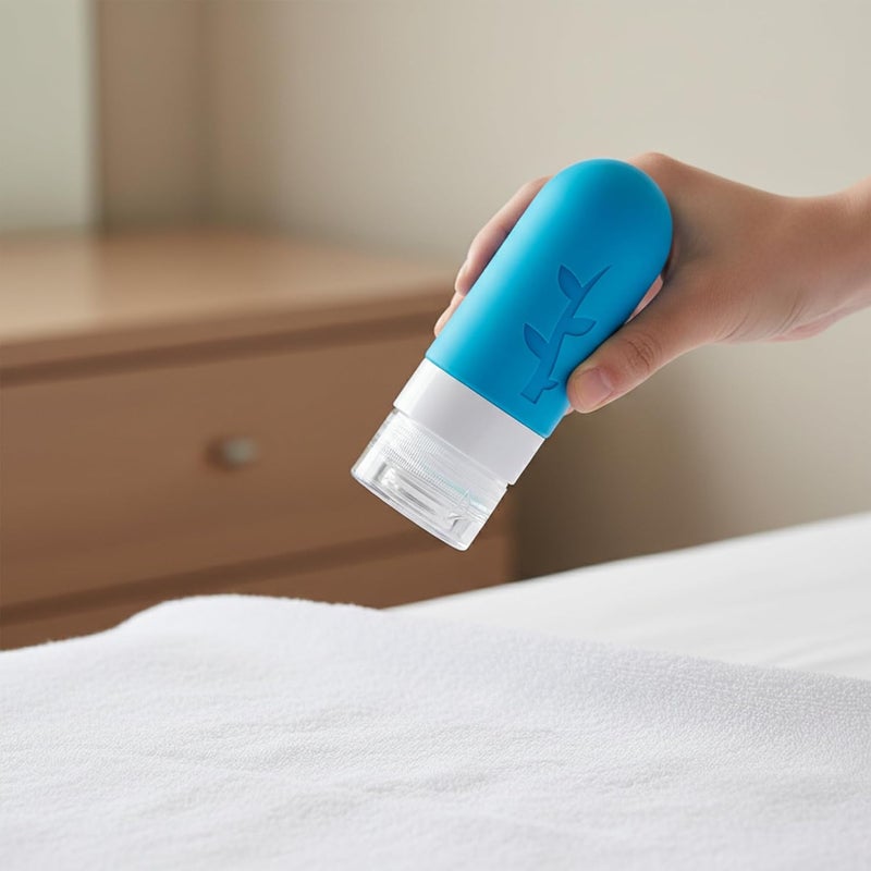 Eworld 16 Pack Travel Bottles Set, TSA Approved Leak Proof Silicone Containers with Makeup Bag - Image 4