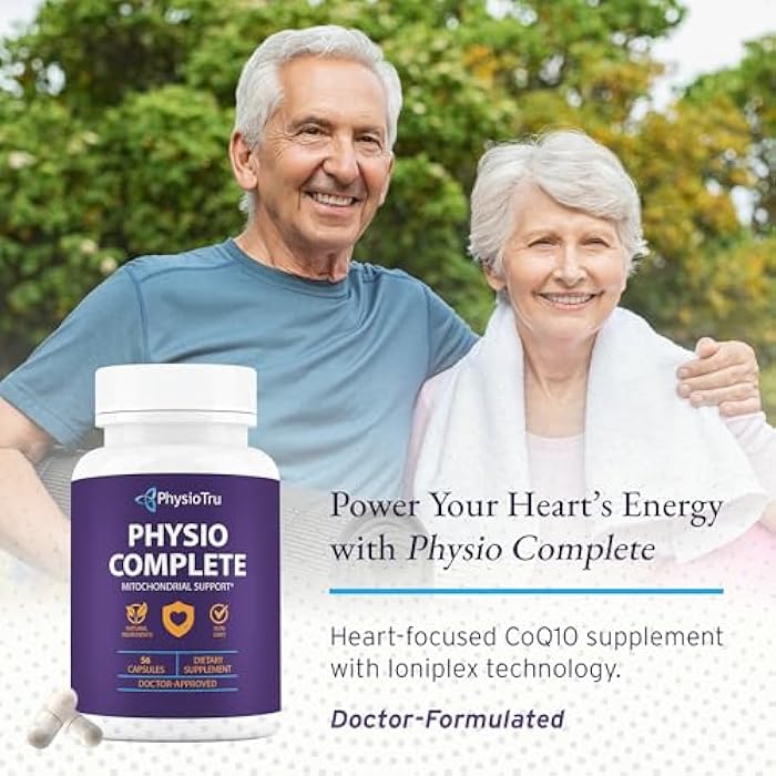 PhysioTru Physio Complete CoQ10 Supplement - Superior Nutrient Absorption, Antioxidant & Energy Support - Coenzyme Q10 Ubiquinone with Fulvic Acid, Magnesium Taurate & Reishi Extract - 1 Pack - Image 3