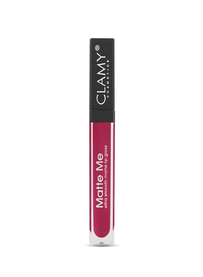 CLAMY Matte Me Waterproof Ultra Smooth Long Lasting Lip Gloss/Liquid Lip Stick for Women 6 grams (BRICK RED) - Image 3
