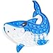 NiToy Shark Pop Fidget Toy for Kids Adults 874x787 Large Silicone Sensory Bubble Toy for Stress Relief Focus TieDye Blue Push Popper for ADHD Autism Anxiety Reusable Washable Press Toy - Image 2