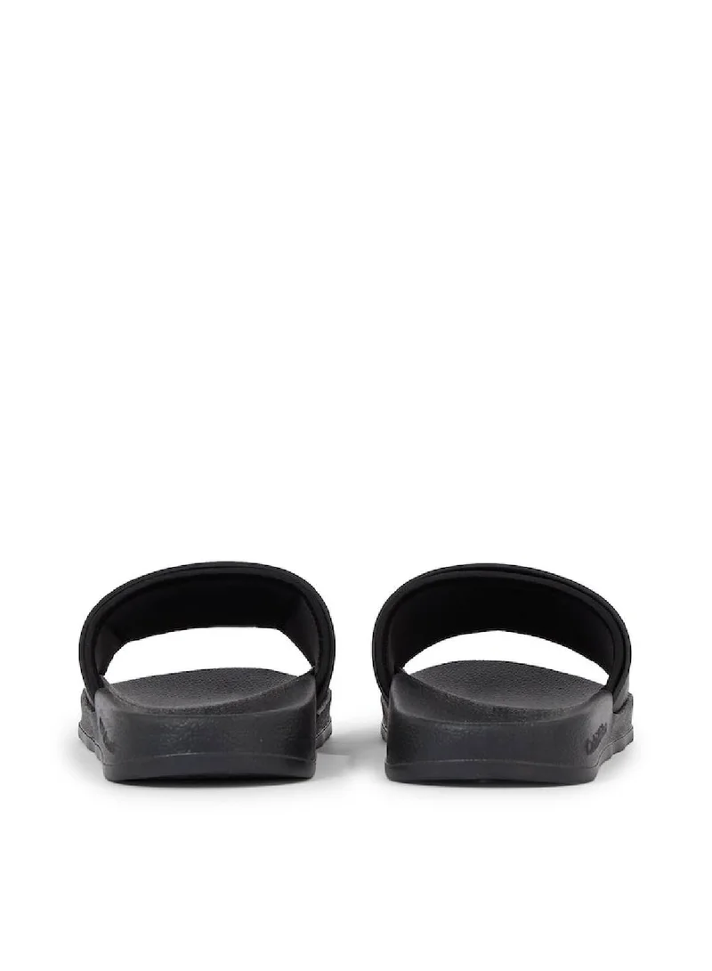Calvin Klein Jeans Men's Logo Sliders -  TPU upper , Black