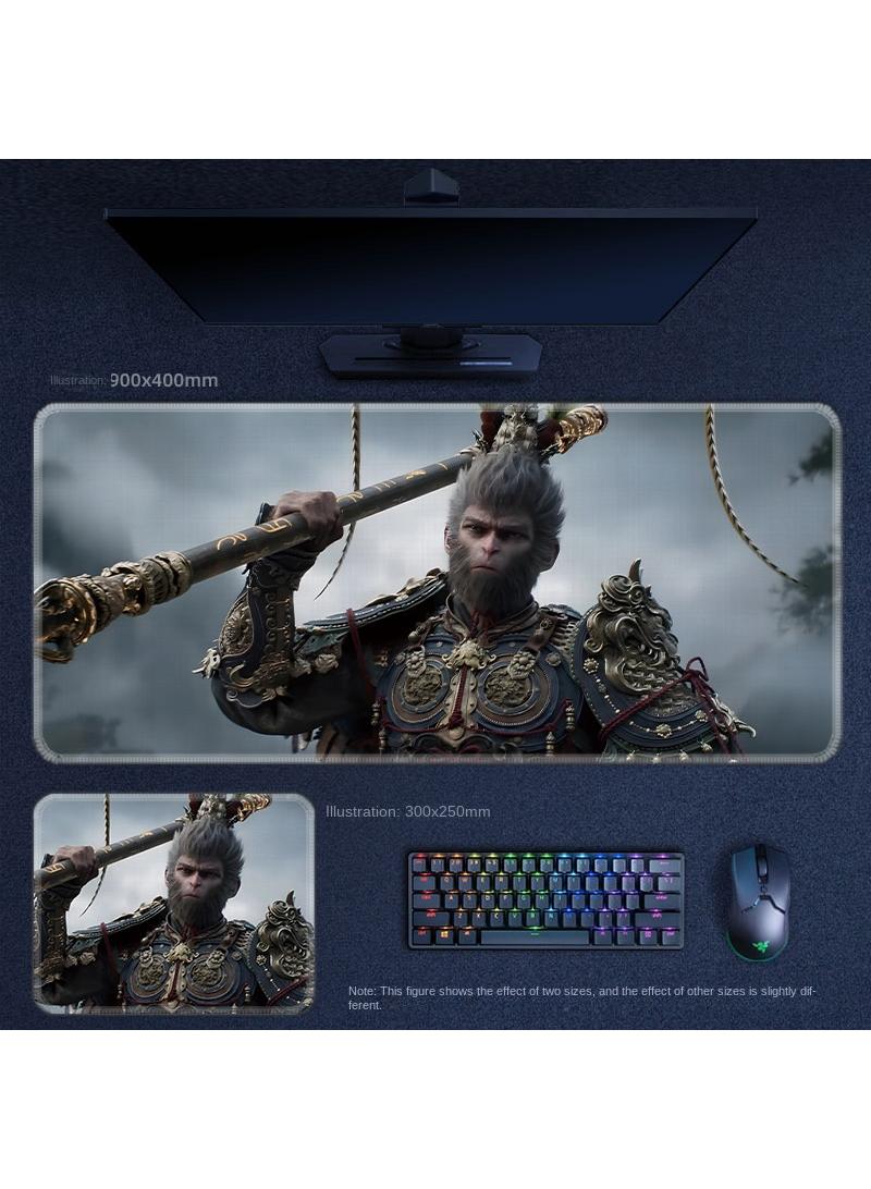 Y&D Black Myth Wukong PS5 Gaming Mouse Pad, Keyboard Pad, Waterproof with Non-Slip Rubber Base - Image 1