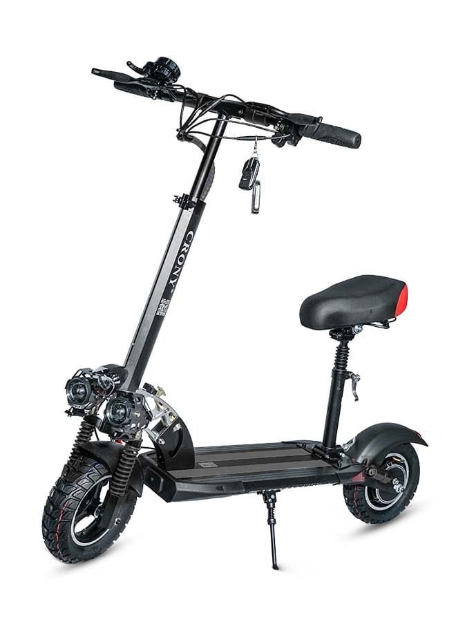CRONY V10 Pro Fast Speed Electric Scooter for Adults Kids, Off-Road All-Terrain E-Scooter with 1200W Motor & Aluminum Frame, 20-40KM/H Speed, 120KG Max Load, Desert-Ready Design-Black - Image 1
