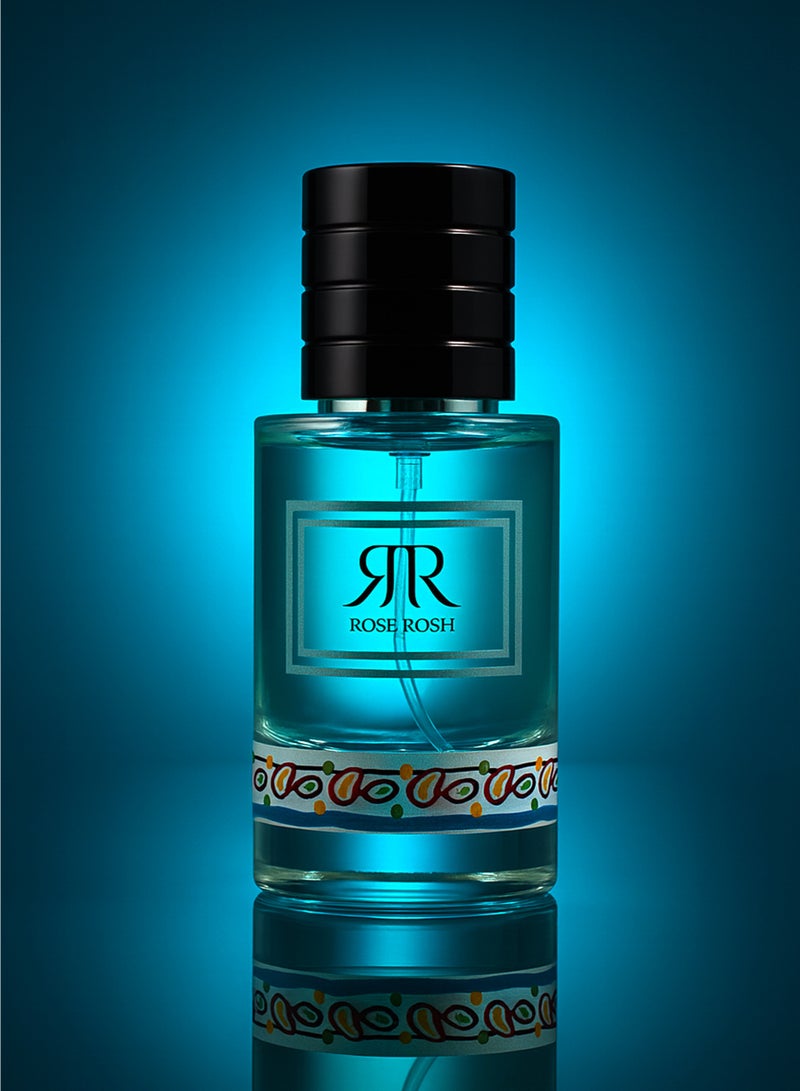 يومار عطر منعش للرجال من مجموعة يومار، برائحة الورد والعسل رقم 0981، 25 مل | عطر فاخر للرجال برائحة منعشة، حارة، بحرية، خشبية | أفضل عطر للرجال - Image 4