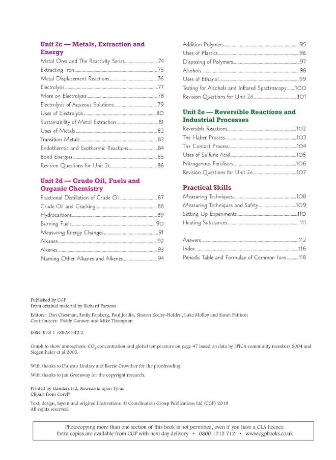 null - WJEC GCSE Chemistry Revision Guide (with Online Edition) - Image 1