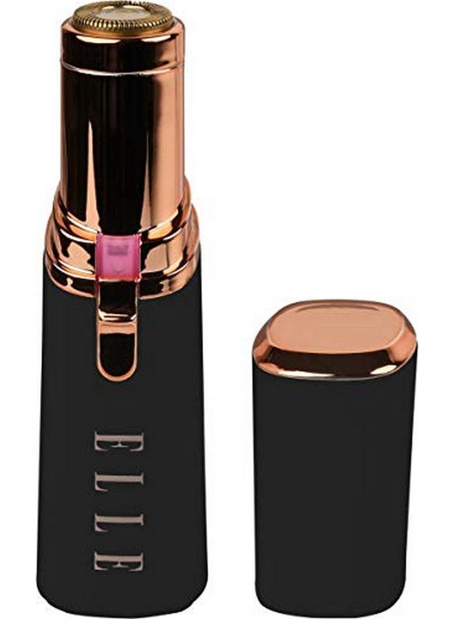 ELLE Painless Hair Remover Builtin Led Light Removes Lip Chin And Cheek Hair Suitable For All Skin Types (Black) - Image 1