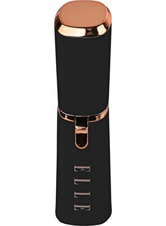 ELLE Painless Hair Remover Builtin Led Light Removes Lip Chin And Cheek Hair Suitable For All Skin Types (Black) - Image 2