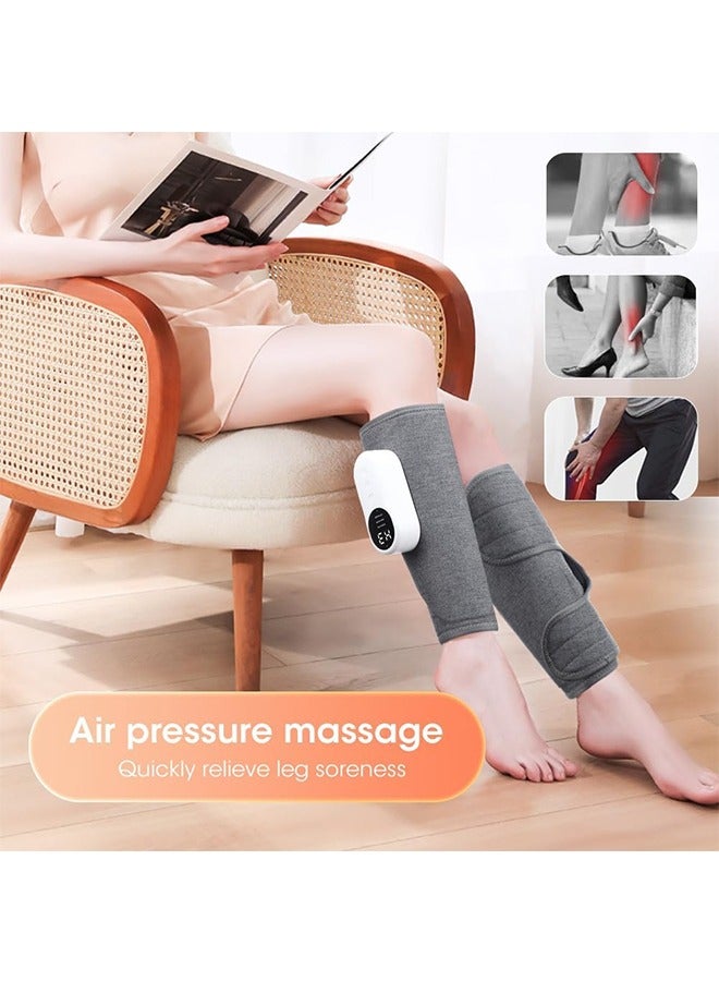 JCB CHIC جهاز تدليك ساخن للساقين، جهاز تدليك لاسلكي كهربائي لاسلكي للساق مع 3 أوضاع و3 شدة للدورة الدموية وتخفيف الآلام، جهاز تدليك للركبة والساق للبالغين وكبار السن (YQL-555) - Image 2