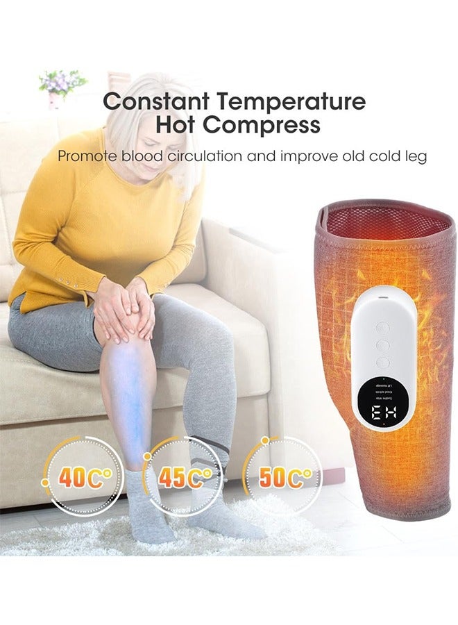 JCB CHIC جهاز تدليك ساخن للساقين، جهاز تدليك لاسلكي كهربائي لاسلكي للساق مع 3 أوضاع و3 شدة للدورة الدموية وتخفيف الآلام، جهاز تدليك للركبة والساق للبالغين وكبار السن (YQL-555) - Image 3