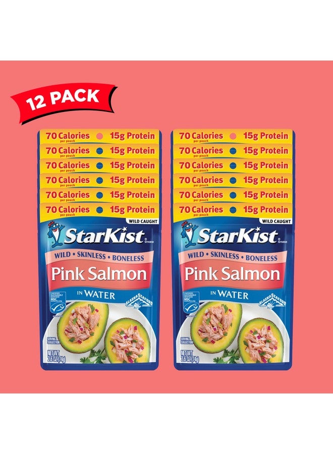 StarKist Wild Pink Salmon - Boneless, Skinless - 2.6 oz Pouch (Pack of 12) - Image 1