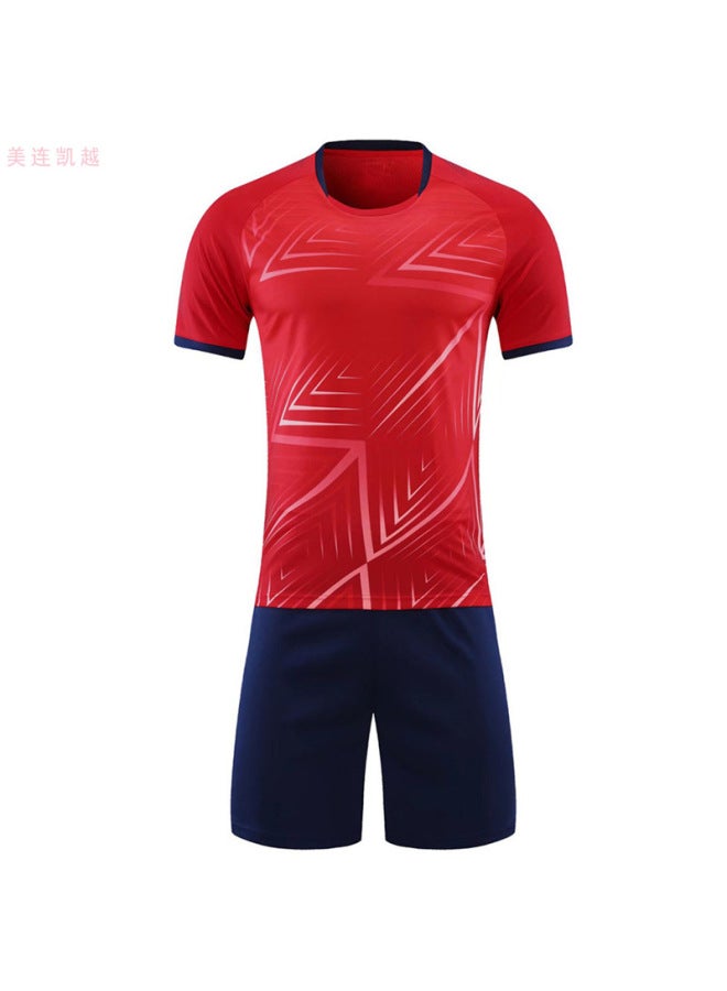 Red 109 Suit Short Sleeve Football Jersey - Image 1