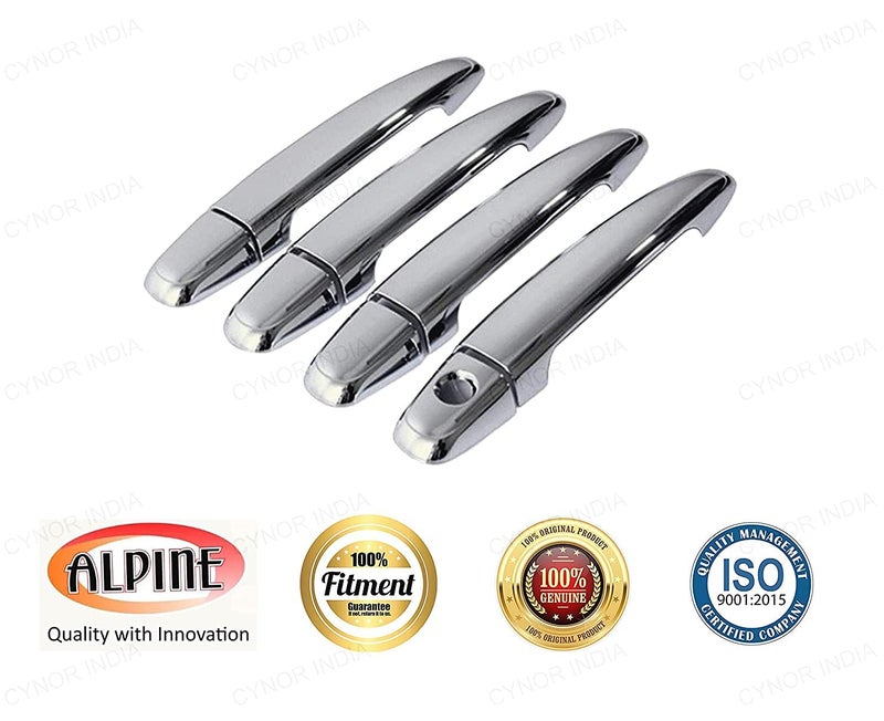 CARIZO® Door Handle Chrome Cover, Compatible with Nissan Magnite (Pack of 4) - Image 2