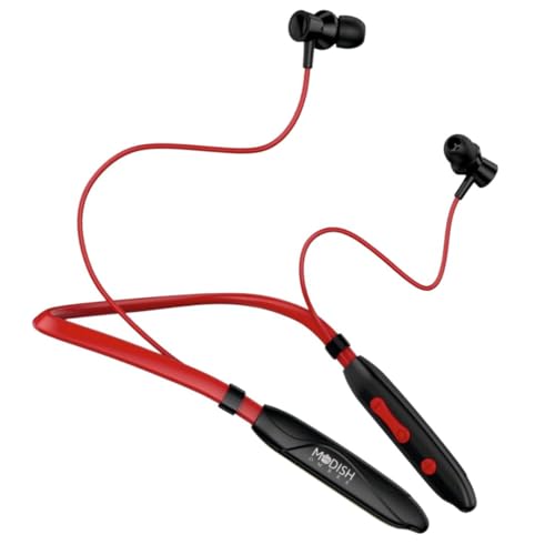 ModishOmbre Banjo Bluetooth Wireless in Ear Earphones with Upto 20 Hours Playback | 10mm Dynamic Driver | Dual Pairing | Type C Fast Charging | 1 Year Warranty - Image 1