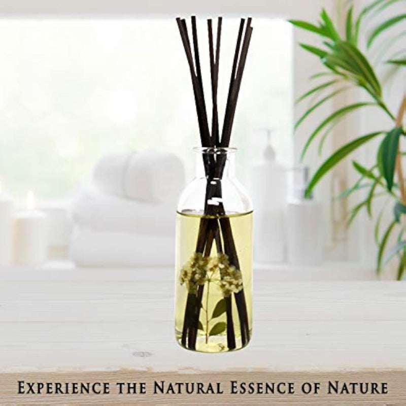 (Summer Flowers) - Garden Fresh Scented Barley Diffuser with Real Eucalyptus Leaves, Refreshing Scent of Tomatoes, Catnip & Mint, Great Gift Idea for Mom, Grandma, Aunt & Wife, American - Image 5
