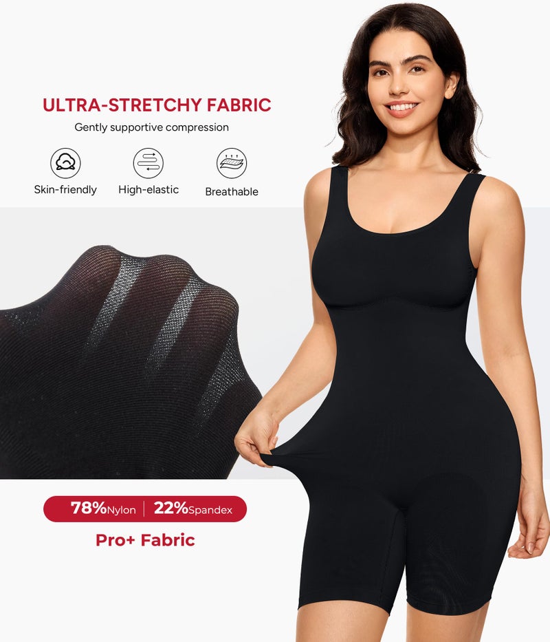 Nebility Bodysuit Shapewear for Women Tummy Control Body Shaper Waist Trainer Body Suit - Image 5