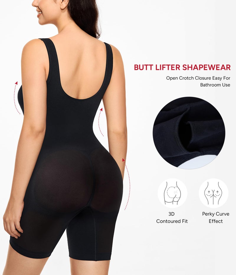 Nebility Bodysuit Shapewear for Women Tummy Control Body Shaper Waist Trainer Body Suit - Image 3