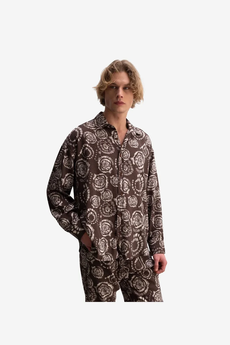 Giesto Coffee Brown GIESTO Men's Shirt for Men | Best Price UAE