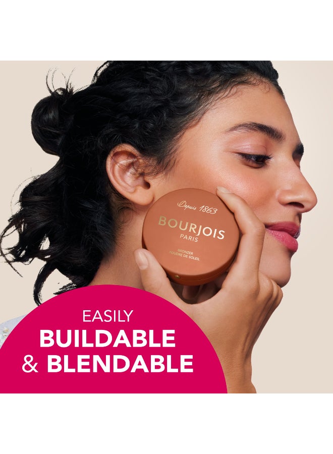 BOURJOIS PARIS برونزر ماكسي جولة - 002 - داكن متوسط - Image 4