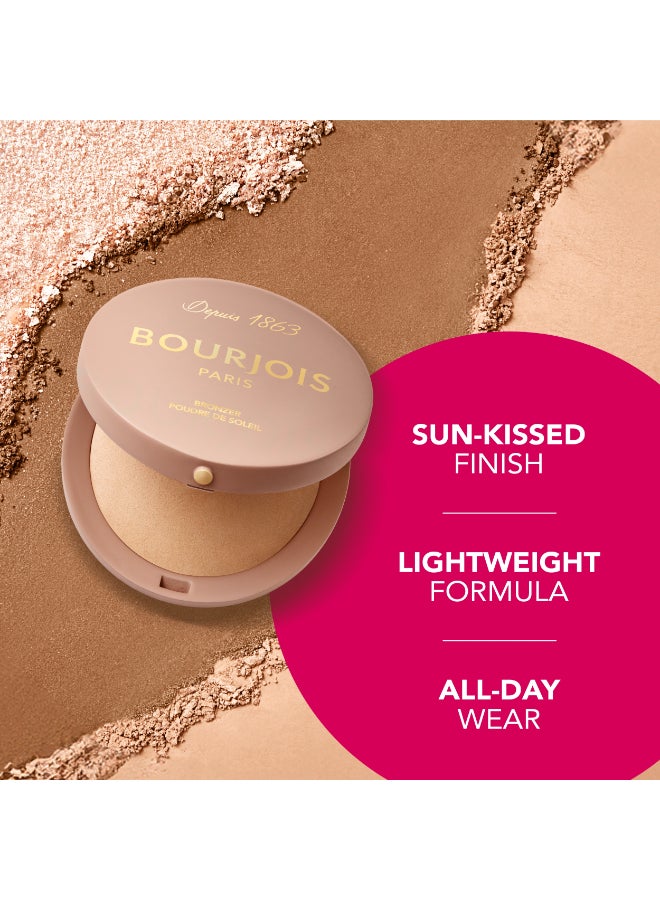 BOURJOIS PARIS برونزر ماكسي جولة - 002 - داكن متوسط - Image 3