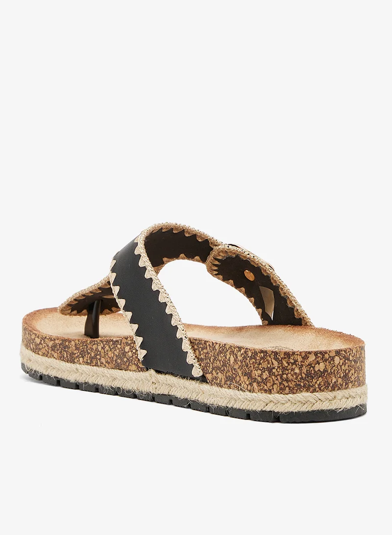 داون تو إيرث صندل فلات كاجوال ثونغ