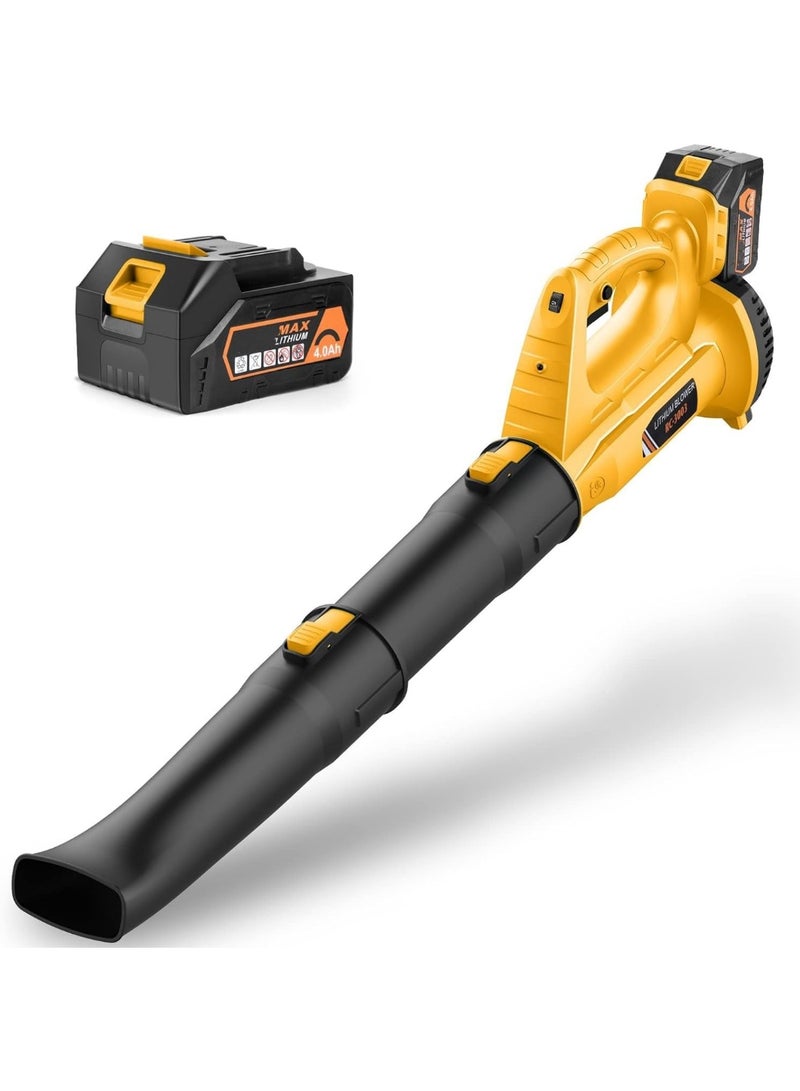 Arabest Cordless Leaf Blower – 320 CFM, 150 MPH, Lightweight, Battery & Charger Included – Ideal for Lawn & Yard Cleaning - Image 1