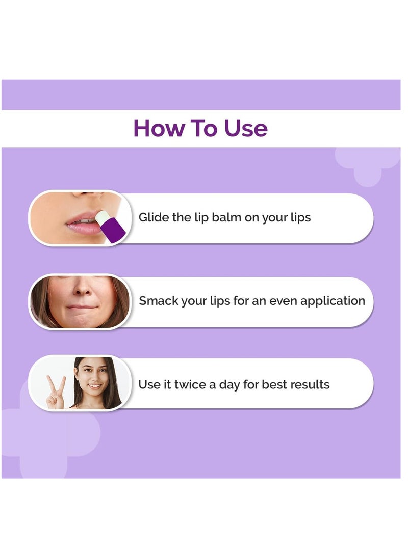 THE derma Co The Derma Co 1% Kojic Acid Lip Balm With Alpha Arbutin and Hyaluronic Acid Spf 30 For Dark and Pigmented Lips 4G Off White  - Image 3
