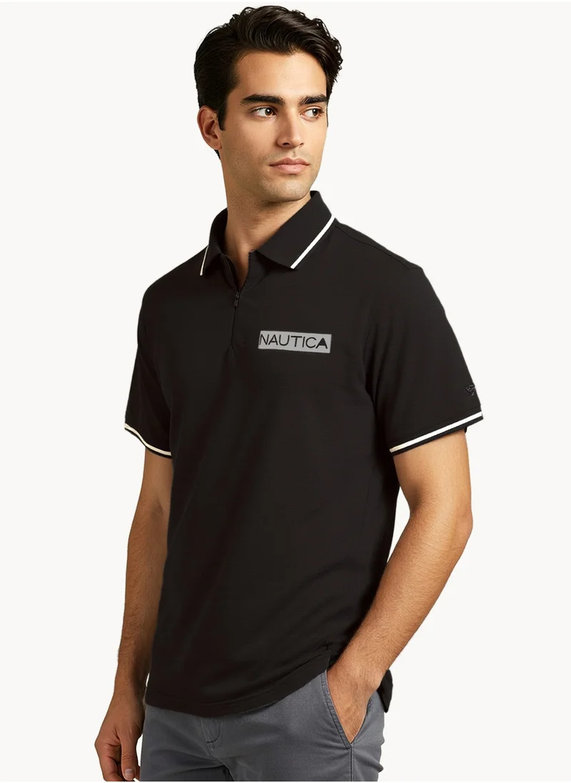 نوتيكا Basic Regular Fit Premium Cotton Logo Polo Shirt