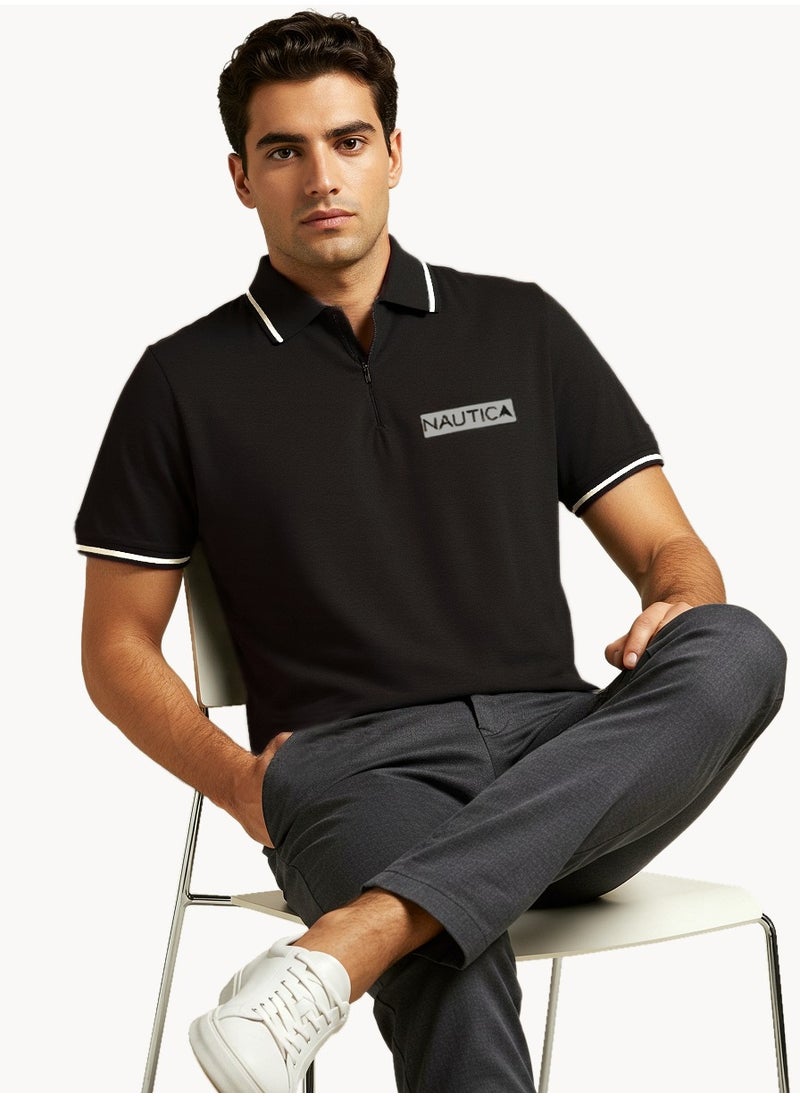 NAUTICA Basic Regular Fit Premium Cotton Logo Polo Shirt  - Image 3