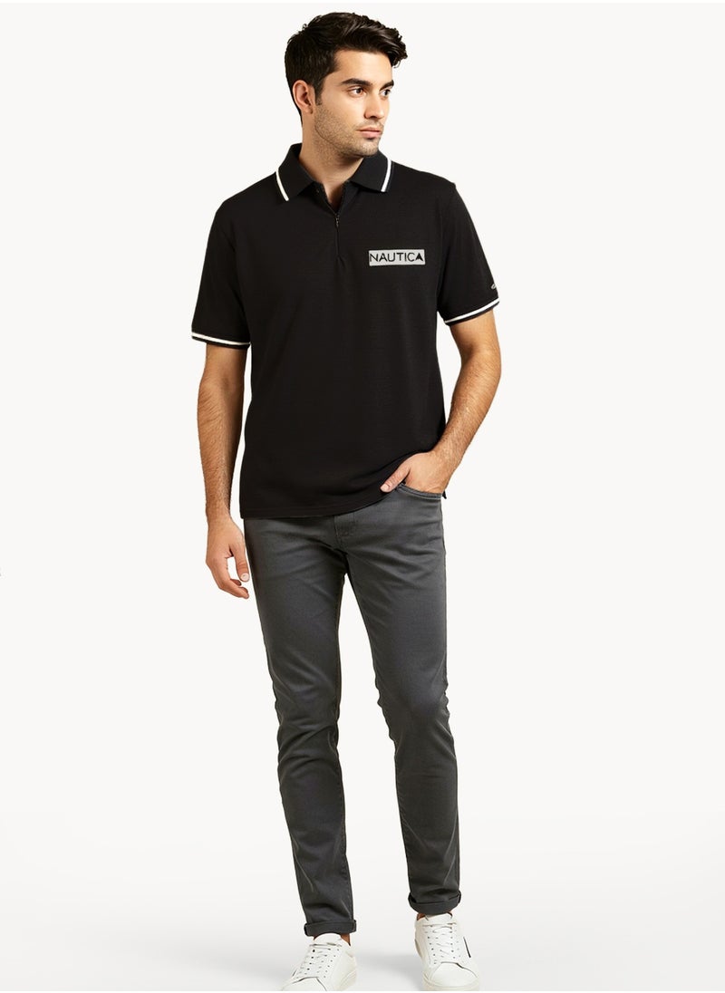 NAUTICA Basic Regular Fit Premium Cotton Logo Polo Shirt  - Image 4