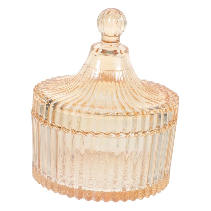 Glass Apothecary Jars With Lids For Cotton Swabs Bath Salts And Candy Storage Versatile Containers For Makeup Organization - Image 2