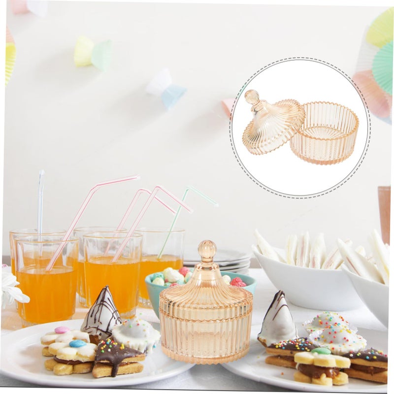 Glass Apothecary Jars With Lids For Cotton Swabs Bath Salts And Candy Storage Versatile Containers For Makeup Organization - Image 5