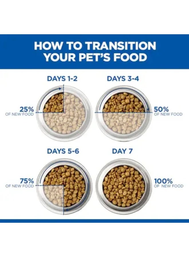 Hills طعام القطط البالغين من هيلز ساينس بلان بحساسية المعدة والجلد مع الدجاج 1.5 كجم - Image 4