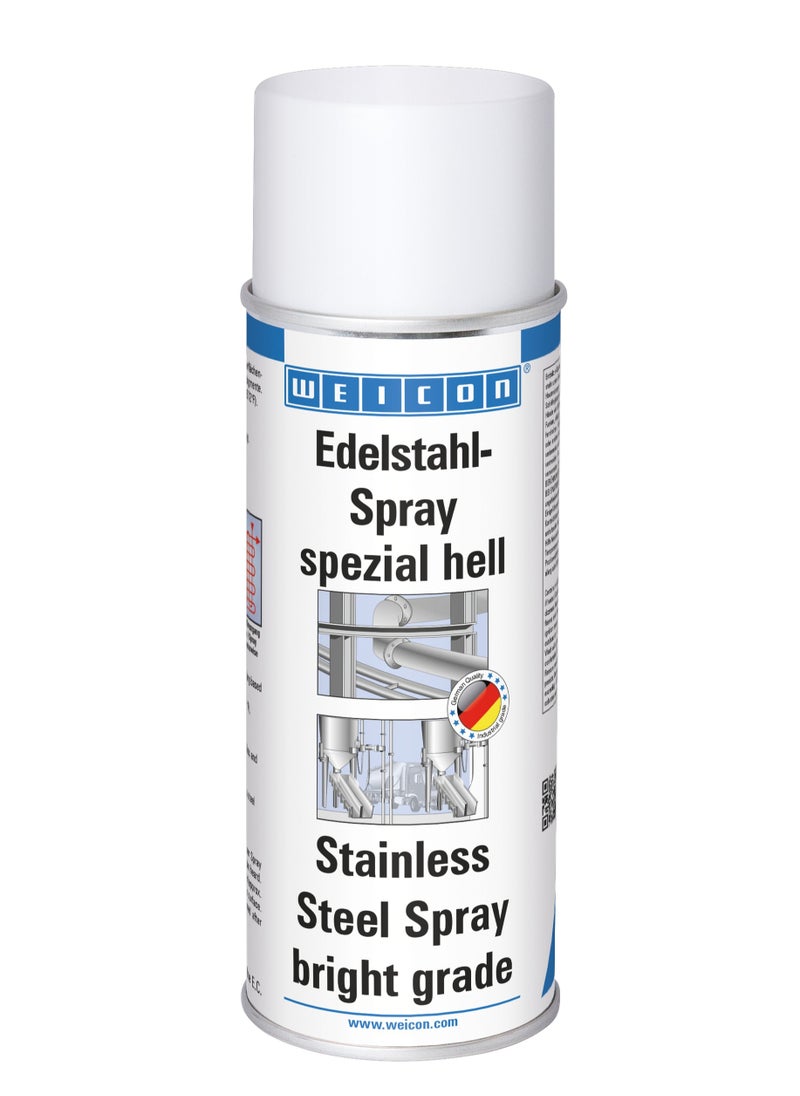 Weicon - WEICON Stainless Steel Spray Special Light, 400 ml Corrosion Resistant Surface Coating - Image 1