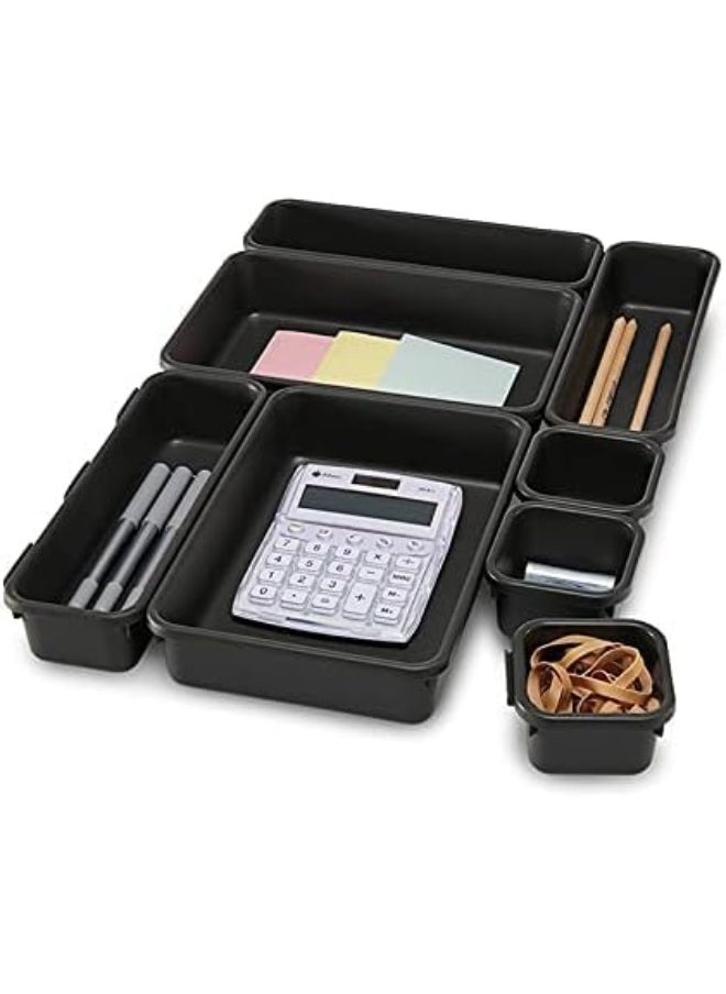 Generic Drawer Organizer - Practical Design to Divide Drawers and Organize Small Items | Durable, Easy-to-Clean Material | Suitable for Kitchen, Vanity, or Office AR  - Image 1
