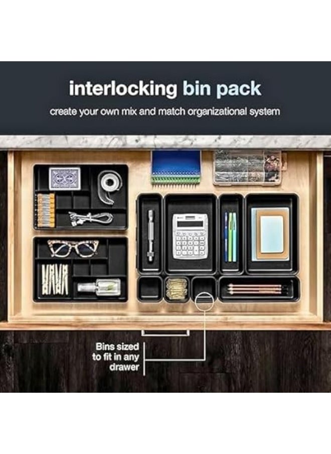 Generic Drawer Organizer - Practical Design to Divide Drawers and Organize Small Items | Durable, Easy-to-Clean Material | Suitable for Kitchen, Vanity, or Office AR  - Image 4