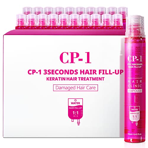 CP-1 3 Seconds Keratin Hair Treatment Set, 20ea (13ml each), Rinse Off Deep Conditioner for Dry Damaged hair, Protein Mask, Salon quality self hair care - Image 1