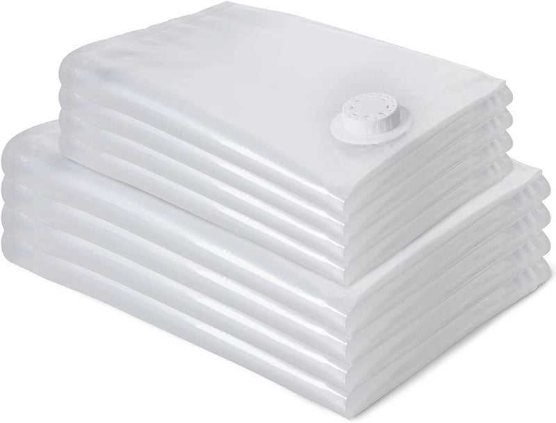 HaRvic HaRvic Vacuum Bag Vacuum Storage Bag Quilt Storage Bag Transparent Foldable Extra Large Compressed Organizer Saving Space Seal BagsPack Of3 70 x 100  - Image 1