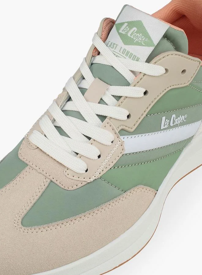 Lee Cooper GREEN Women Lace-Up Ankle Sneakers for Women | Best Price UAE
