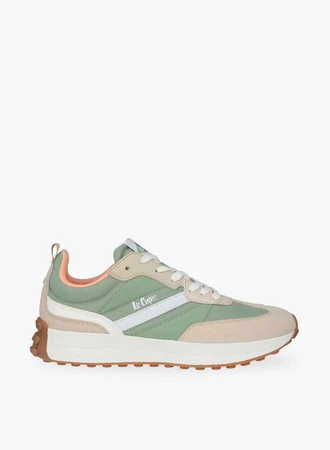 Lee Cooper GREEN Women Lace-Up Ankle Sneakers for Women | Best Price UAE